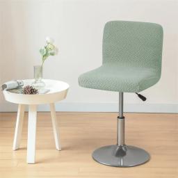 Stretch Bar Cadeira Capa, Jacquard Stool, Capas de assento, Slipcovers, Curto Voltar, Tamanho pequeno, Solid Co, Hotel Banquete, Cadeira de jantar Case - Image 3