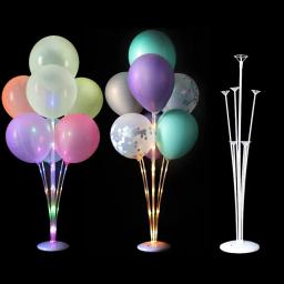 Balões de luz led suporte brilho led balão coluna para chá de bebê festa de aniversário decoração casamento ballon suporte acessórios - Image 1