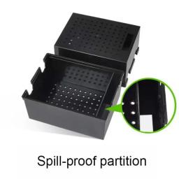 Caixa de filtro externa do aquário para a caixa de água da bomba para a filtragem superior sistema de circulação do gotejamento recipiente de filtro para o tanque de peixes - Image 4