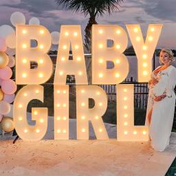 Caixa De Enchimento De Balão De Quadro De Luz LED, A-Z Carta Gigante, Decoração De Festa De Aniversário, Menino, Menina, Chuveiro De Bebê, Casamento, Decoração De Natal - Image 4