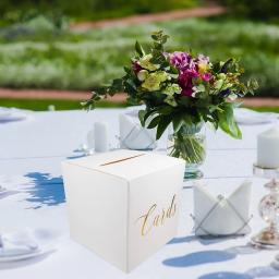 Caixa de cartão de casamento festas de aniversário pequenos presentes caixas de lembrança papel para decoração caso cartões postais - Image 2