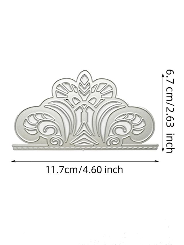 Corte de Metal para Cartões: Lindo Moldura Lace Cover para Scrapbook e Artesanato com Lâmina de Faca e Moldes de Stencil