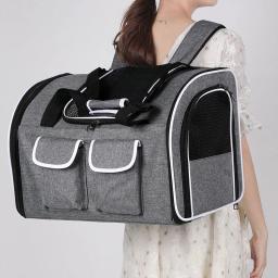 Mochila Transportadora Respirável de Grande Capacidade para Animais de Estimação, Bolsa de Transporte para Cães e Gatos Pequenos, Pet Shop - Image 5