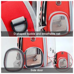 Gato Saco De Transporte Espaço Pet Mochila Respirável Portátil Transparente Mochila Cachorro Transportadora De Transporte Space Capsule Bag Animais De Estimação - Image 5