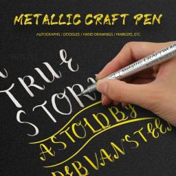 1 conjunto diy metal à prova dwaterproof água marcador de tinta permanente pensb artesanato resina molde caneta arte pintura suprimentos para decoração de páscoa - Image 6