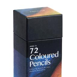 Conjunto de lápis de cor, lápis de cor à base de óleo de 72 cores com recarga de lápis, lápis de cor especial, pincéis de designer - Image 4