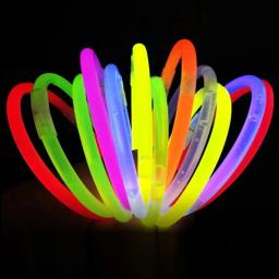 100 peças suprimentos para festas noturnas com conectores, colares e pulseiras brilhantes para festas infantis ou adultos, decoração de festas - Image 3