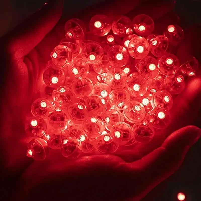 10/100 pçs mini led balão luzes coloridas piscando luminosa tumbler bola natal casamento festa de aniversário decoração suprimentos - Image 1