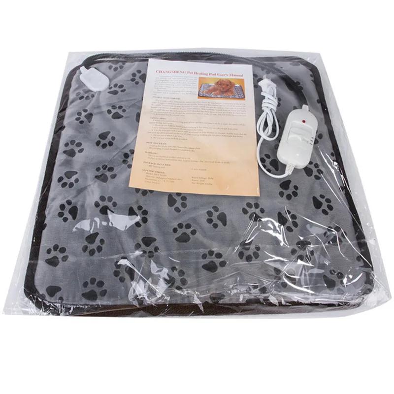 Impermeável ajustável anti-mordida pet aquecimento pad, cobertor elétrico, colchão do cão, cama quente, produtos de cachorro, inverno - Image 1