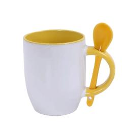 Black Heat Sensitive Caneca com Colher, Adequado para Personalizar a Impressão, Sublimação em Branco, Colorido Magic Coffee Cup, 11oz - Image 6