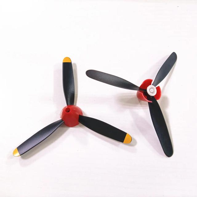 Volantex Mini Warbird: Hélice de 3 Lâminas para Modelos P-40, F4U, T28, BF109 e Mais