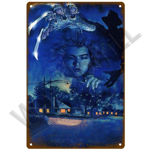 Cartaz Decorativo Vintage de Metal - Sinal de Estanho para Cozinha e Parede