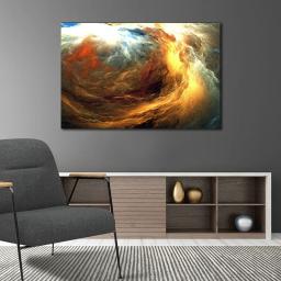 Multi-estilo abstrato nuvens imagem decorativa moderna arte da parede cartaz colorido pintura em tela banheiro sala de estar decoração de casa - Image 1