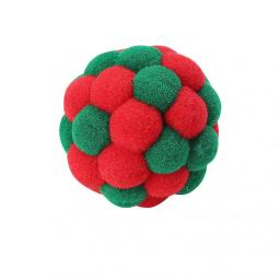 Bola de pelúcia interativa para gato, brinquedo para treinamento, com sino, para brincar de mastigar - Image 5