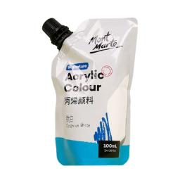 Tintas acrílicas pigmentadas ricas para iniciantes, arte, impermeável, 11 cores, saco 100ml - Image 3