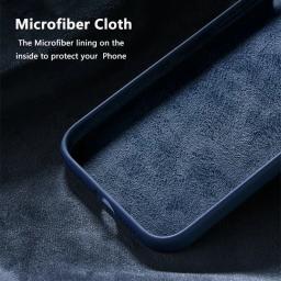 Capa de telefone de silicone líquido original para iphone 16 15 14 13 12 11 pro max capas apple para iphone 12 13 11 16 plus capa com logotipo completo - Image 5