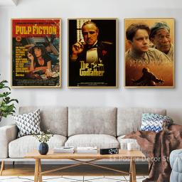 Pôster de filme clássico, impressões estéticas do escritório, amigos, tv, pintura retrô, vintage, casa, sala, bar, arte, decoração de parede, imagem - Image 2