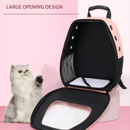Mochila Respirável para Pet, Bolsa para Cachorro e Gato Pequenos, Transporte com Alça de Segurança, Acessórios de Viagem - Image 3
