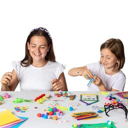 Artes e Artesanato Suprimentos para Crianças, Brinquedos com lantejoulas, Adesivo de Diamante, Espuma, Tudo em Um, DIY, Projeto de Artesanato Escolar - Image 5