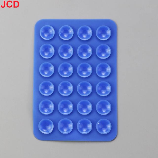 Capa de Telefone com Ventosas de Silicone JCD - 10 Peças, Multifuncional, Antiderrapante e em Couro Quadrado para Suporte e Montagem na Parede