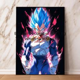 Dragon Ball Anime Canvas Printing, Goku, Vegeta, Quarto, Home Picture Decor, Impressões, Pinturas, Cartaz, Personagem de Desenho Animado, Presentes - Image 5