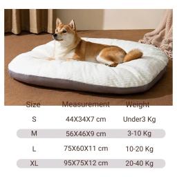 Almofada de Forma Oval para Cães Grandes, Cama Confortável para Cães, Camas Laváveis para Caixas, Frete Grátis - Image 6