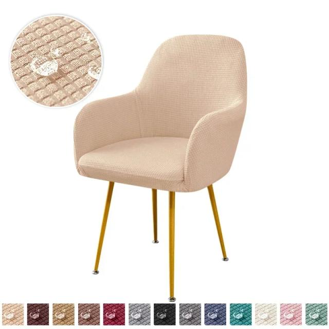 Capas Ajustáveis de Lã Polar para Cadeiras de Jantar e Poltronas com Braços Altos - Estilo e Conforto para Sala de Estar, Cozinha e Hotel