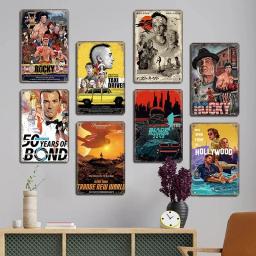 Classic Film Vintage Metal Posters Decor, Retro TV Movie, Metal Tin Plate, Casa, Sala de estar, Decoração de parede para Cinema - Image 5