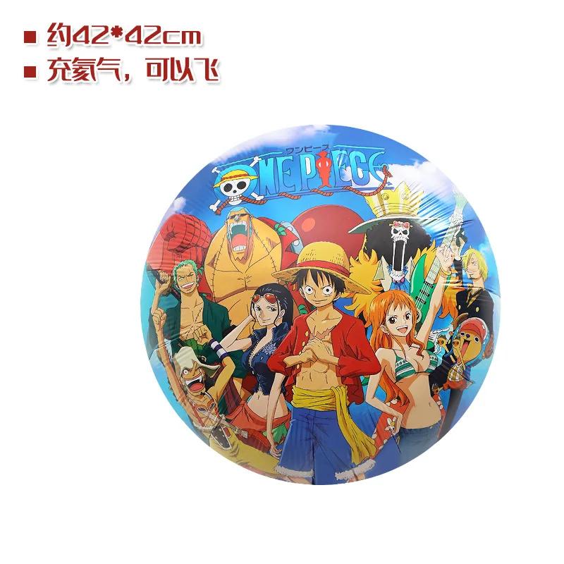 One Piece Feliz Aniversário Decoração Da Festa, Luffy Foil Balão, Número Azul Set, Backdrop Banner, Bolo Decorativo Topper, Brinquedos - Image 1