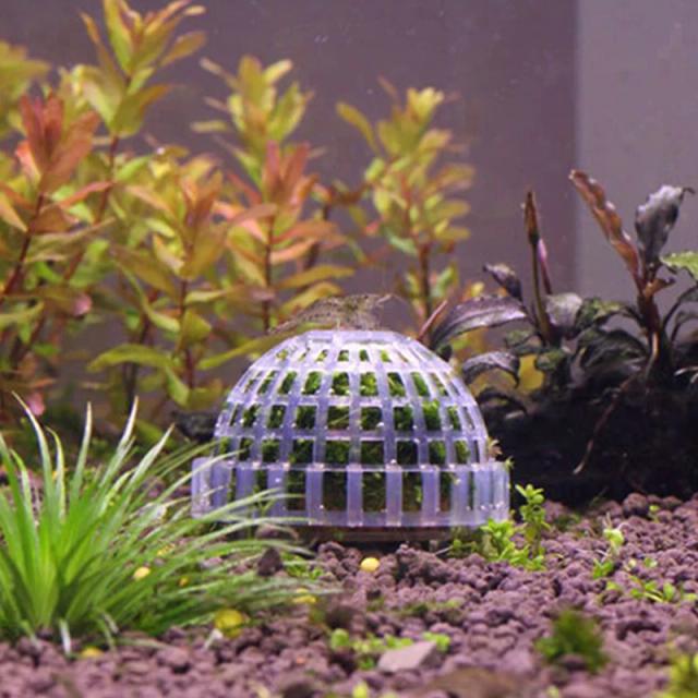 Filtro Aquático de Plástico em Forma de Bola com Musgo para Aquários e Decorações de Tanque de Peixes e Camarões