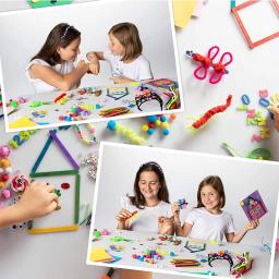 Artes e Artesanato Suprimentos para Crianças, Brinquedos com lantejoulas, Adesivo de Diamante, Espuma, Tudo em Um, DIY, Projeto de Artesanato Escolar - Image 4