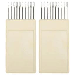 Ferramenta de tricô para costura universal, sem arranhões, acessórios para máquinas de tricô, 10 garras, 2pcs - Image 1