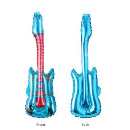 Balões de guitarra de desenhos animados para crianças, balão de ar inflável, festa de aniversário, brinquedo clássico, decoração do casamento, 85cm, 4pcs - Image 3