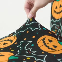 Halloween Abóbora Cadeira Capa, Stretch Dining Cadeira Slipcovers, Capas de assento, Anti-sujo, Lavável, Festa, Banquete, Hotel, Cozinha - Image 4