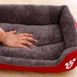 Cama ortopédica de espuma de memória para pet, Modern Plush Calming Dog Sofa, Cama Xl tamanho grande - Image 5
