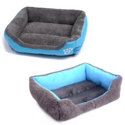 Canil quadrado de pelúcia para pet, tapete lavável gato, colchão impermeável, almofada grande, cães médios e grandes, artigos para animais, verão - Image 5