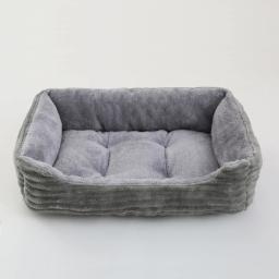 Cama de pelúcia quadrada para Pet, Canil para cães de médio e pequeno porte, Almofada do sofá, Acessórios para animais de estimação - Image 1
