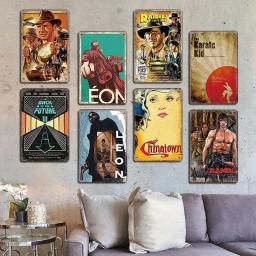 Classic Film Vintage Metal Posters Decor, Retro TV Movie, Metal Tin Plate, Casa, Sala de estar, Decoração de parede para Cinema - Image 6