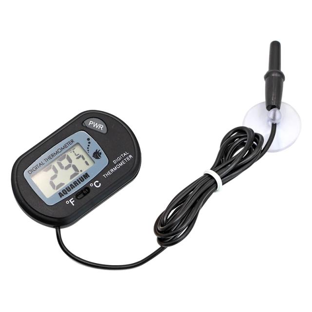 Termômetro Digital LCD para Aquário - Medidor de Temperatura da Água para Tanques de Peixes, Acessórios para Pets e Ferramenta Aquática