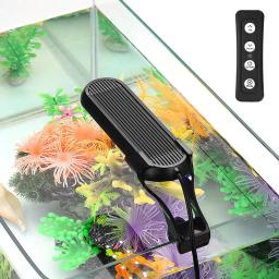Super Slim LED iluminação do aquário, plantas crescem luz, impermeável clip-on lâmpada, iluminação de plantas aquáticas, aquário, 6W - Image 1