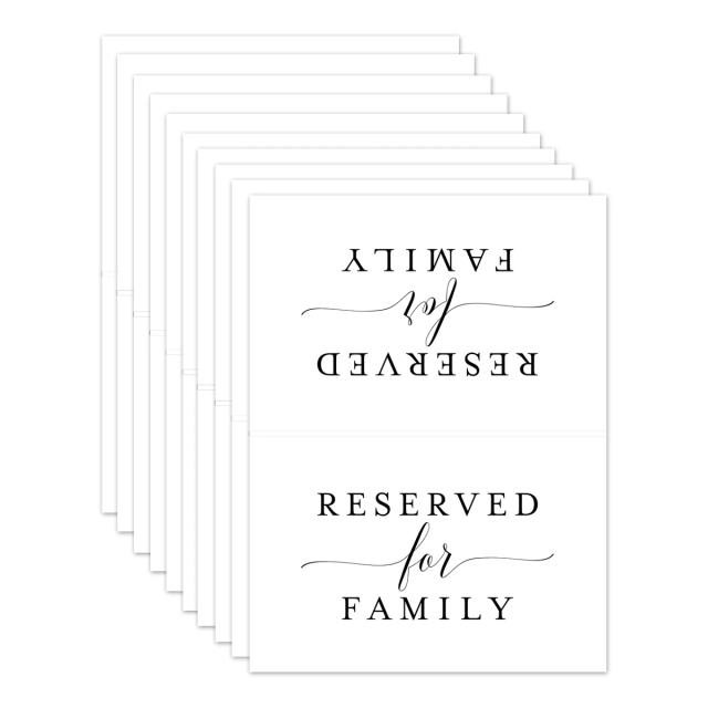 Sinais Personalizados para Casamentos e Eventos: Kit com 10 Cartões para Festas e Famílias