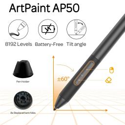 Gaomon-pd156pro tablet gráfico para desenhar, 15.6 polegadas mesa digitalizadora full-laminada ips tela hd com 8192 níveis de caneta sem bateria - Image 3