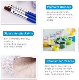 Tinta acrílica sem moldura por números para adultos, Kits de pintura artesanais, pintura a óleo, presente DIY, decoração de casa - Image 5