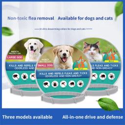 1Pc Pet Flea E Tick Collar Para Cães Gatos Prevenção Ajustável Pet Collar Pest Anti-mosquito Repelente de Insetos Puppy Supplies - Image 2
