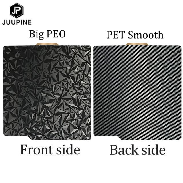 Cama Aquecida de Bambu com Textura Holográfica Pet Pei e Folha Peo para Impressoras 3D X1, X1C e P1P - Dimensão 257x257