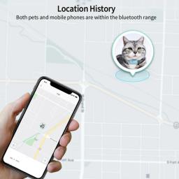Impermeável Pet GPS Localizador Bluetooth, Anti-Lost Collar, Dog Cat Rastreador de posicionamento inteligente, Leve Tracking Supply, Novo - Image 6