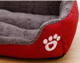 Animais de estimação grande cama do cão casa morna doces-colorido quadrado ninho pet canil para pequeno médio grandes cães gato filhote de cachorro mais tamanho cestas do cão - Image 2