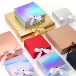 1 pçs caixa de presente evento festa suprimentos embalagem casamento aniversário personalizado artesanal doces chocolate dia dos namorados roupas - Image 1