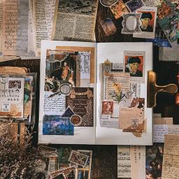 Adesivos artísticos para suprimentos de journaling, conjunto de adesivos estéticos, papel vintage para scrapbooking, planejadores, notebook, bricolage, 200pcs - Image 4