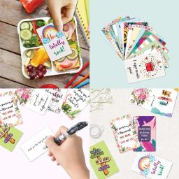 Mini Citação Cartões Adequado para Aniversários e Festivais, Palavras Positivas, Grato, 72Pcs - Image 5